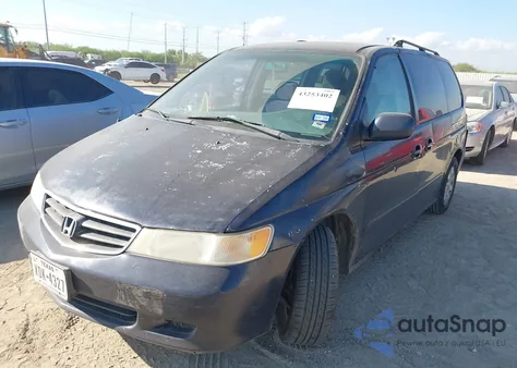 2003 Honda Odyssey Ex z USA, uszkodzony, nr VIN 5FNRL18683B063446